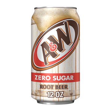 12 Pack x A&W Root Beer Zero Sugar - 355ml